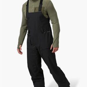 Flylow Smythe Black Bib Overalls